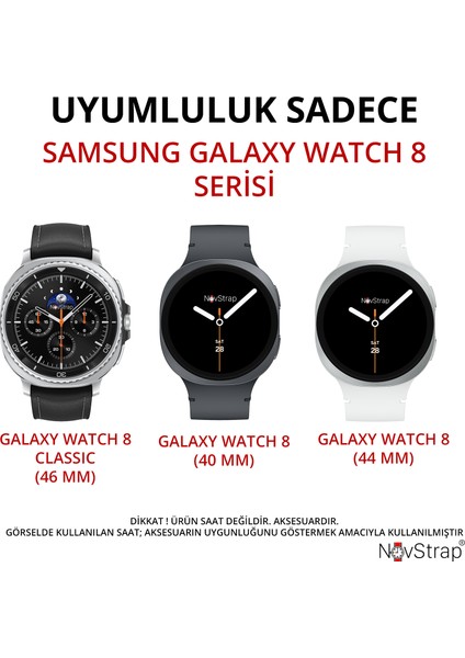 Samsung Galaxy Watch 8 40MM 44MM Classic 46MM ile Uyumlu Kordon Mıknatıslı Metal Hasır fiyatları
