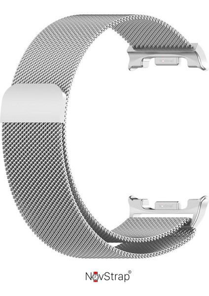 Samsung Galaxy Watch 8 40MM 44MM Classic 46MM ile Uyumlu Kordon Mıknatıslı Metal Hasır modelleri