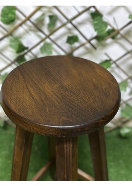 Ceviz Renk Bar Tabure-Gürgen Tabure-Masif Tabure(70 cm ) modelleri