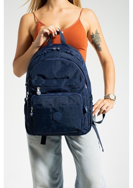 Unisex Okul Çantası Su Itici Hafif Klinkır Kumaş Günlük Sırt Çantası 40*30 cm Lise Ortaokul Çantası