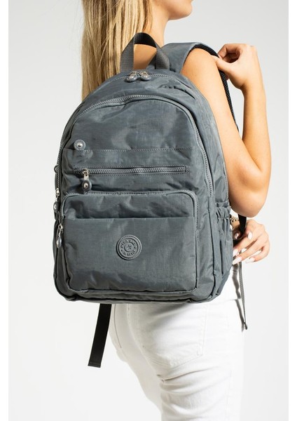 Unisex Okul Çantası Su Itici Hafif Klinkır Kumaş Günlük Sırt Çantası 40*30 cm Lise Ortaokul Çantası