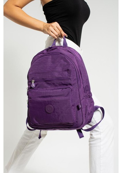 Unisex Okul Çantası Su Itici Hafif Klinkır Kumaş Günlük Sırt Çantası 40*30 cm Lise Ortaokul Çantası fiyatları