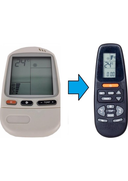 RC-4 RCL Klima Kumandası-Eşdeğer fiyatları