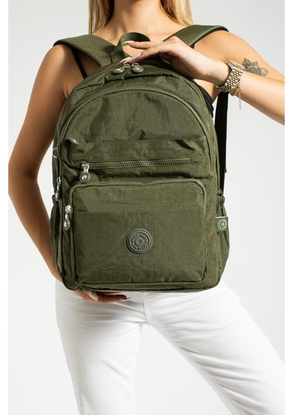 Unisex Okul Çantası Su Itici Hafif Klinkır Kumaş Günlük Sırt Çantası 40*30 cm Lise Ortaokul Çantası