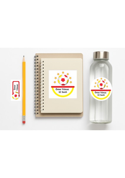 118 Adet Kişiye Özel Okul Etiketi | Kalem Defter Kitap Için Isim Yazılabilir Sticker Seti Model:11 modelleri