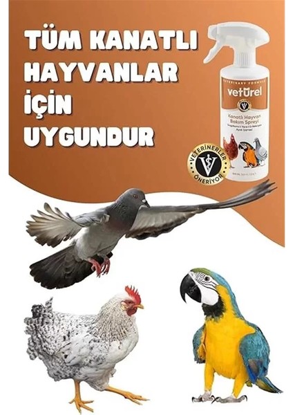 Kanatlı Hayvan Bakım Spreyi 500ML fiyatları