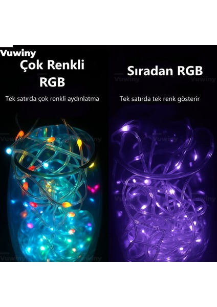 Sese Duyarlı Mobil ve Kumanda Kontrollü Adreslenebilir Rgb USB LED Aydınlatma (10 Metre) modelleri