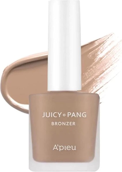 A'pieu Kolay Uygulanılabilen, Kalıcı, Doğal Görünüm Sunan Likit Bronzer Juicy-Pang Water Bronzer