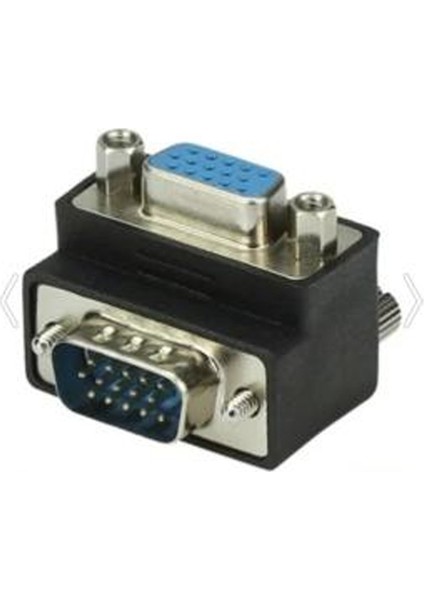 VGA Dişi Erkek Çevirici 90 Derece L Tip (4767) - VSR9043-2372