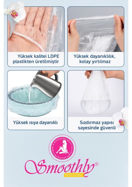 Pedikür Galoşu – 50 Adet | Premium Tek Kullanımlık , Hijyenik Koruyucu Poşet fiyatları