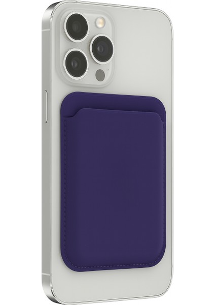 iPhone 12 Pocka Magsafe Cüzdan Nocturne Purple