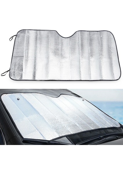 Volkswagen Amarok 2010-2011-2012-2013-2014-2015- 2016 Araba Güneşlik Katlanır Balonlu Vantuzlu Oto Ön Cam/torpido Üstü Metalik