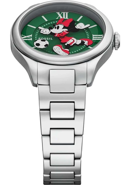 FLE1201 Disney x Fossil Limited-Edition Minnie Mouse Soccer Kadın Kol Saati fırsatları