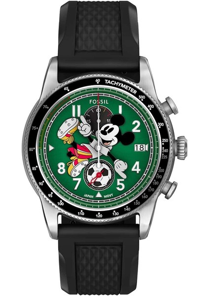 FLE1203 Disney x Fossil Limited-Edition Mickey Mouse Soccer Erkek Kol Saati
