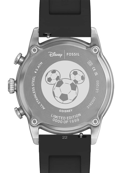 FLE1203 Disney x Fossil Limited-Edition Mickey Mouse Soccer Erkek Kol Saati modelleri