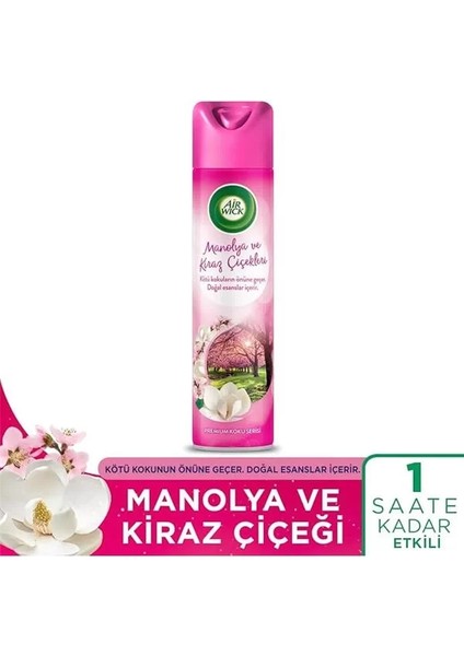Aerosol Premium Koku Serisi Manolya & Kiraz Çiçekleri Sprey Kokusu (1x 300 Ml) fiyatları