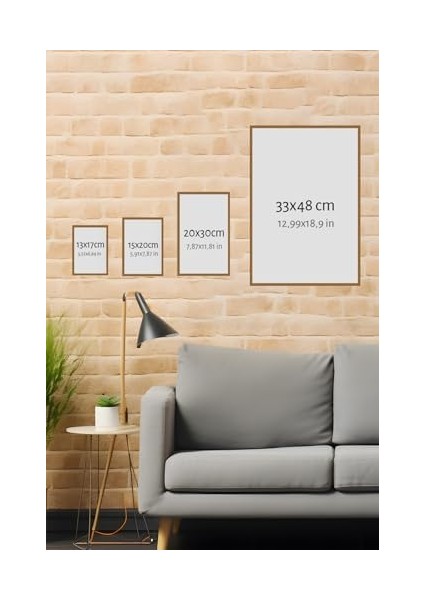 7 Parça Çerçeve Görünümlü Mdf Tablo Seti fiyatları
