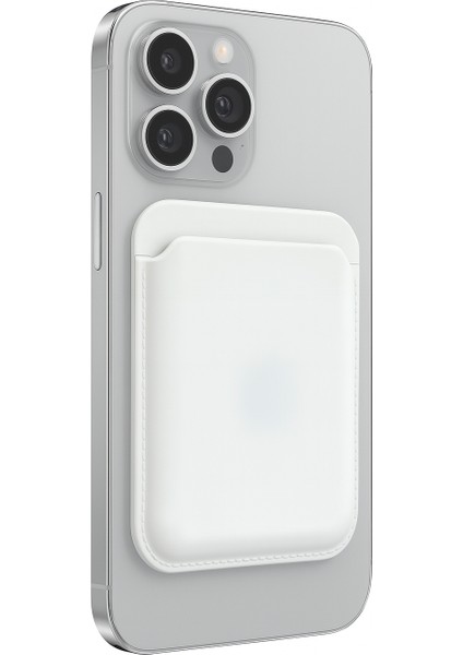 iPhone 15 Plus Pocka Magsafe Cüzdan Cool Porcelain