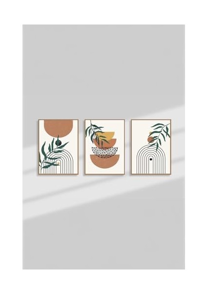 3 Parça Çerçeve Görünümlü Mdf Tablo Seti - ARTSYCLLCT33-1520 fiyatları