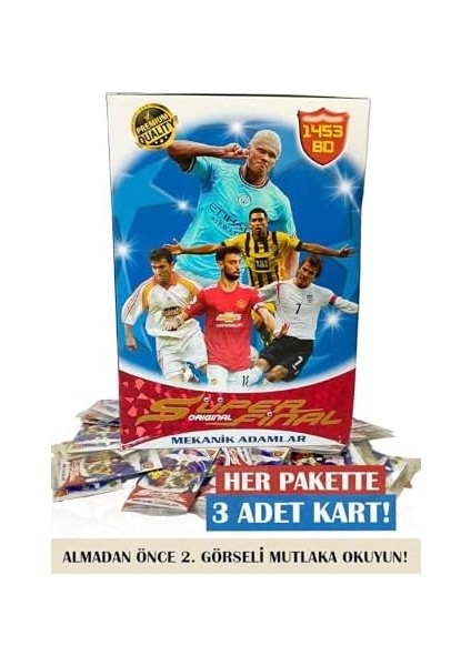 Süper Final Mekanik Adamlar Futbolcu Kartları En Son Seri 25 Paket 3'lü (75 Kart) fiyatları