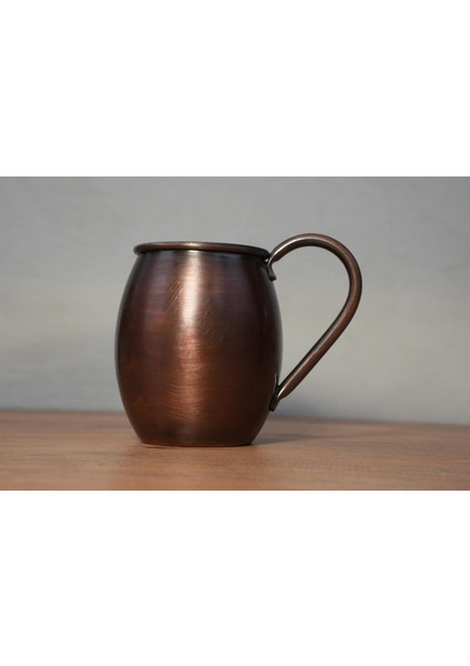Bakır Moscow Mule Bardak Düz 500 ml Oksit TURNA0493-3