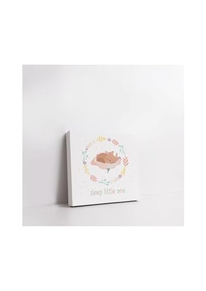 Sleep Little One | Bebek Odasına Özel Kanvas Tablo 25 x 25 cm Ölçüsündedir. modelleri