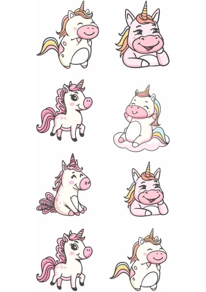 Unicorn Geçici Vücut Dövmesi