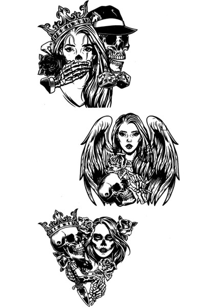 Kuru Kafa Geçici Vücut Dövmesi