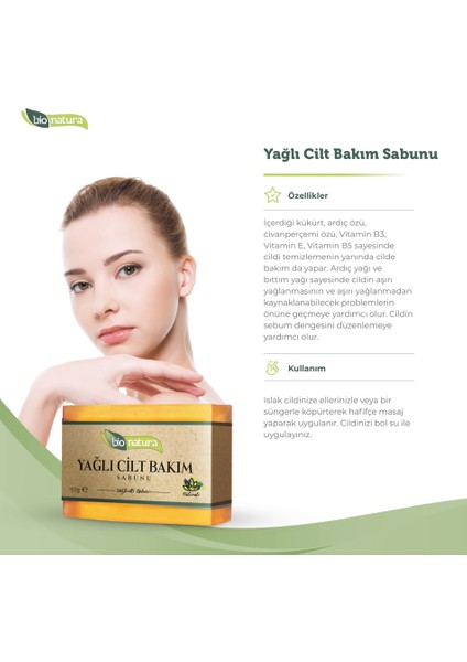 Yağlı Cilt Bakım Sabunu