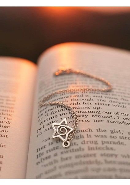 Vortex Spiral Yıldız Zincir Kolye, Yıldız Kolye, Nikel Kaplama Pinterest Kolye