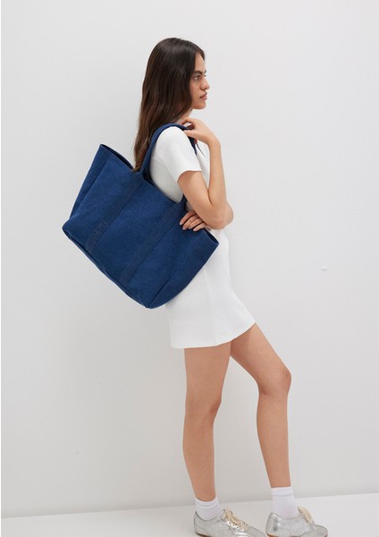 Denim Omuz Çantası 1913493-10241 fiyatları