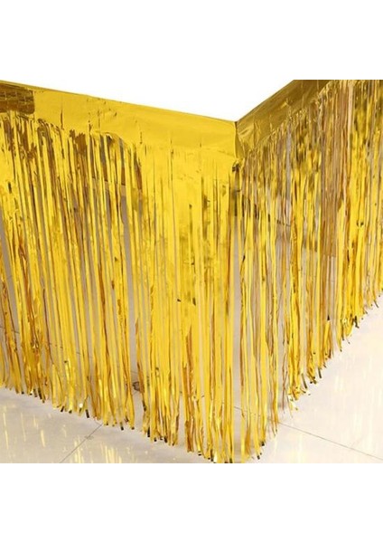 Kırmızı Masa Örtüsü, Gold Masa Eteği modelleri