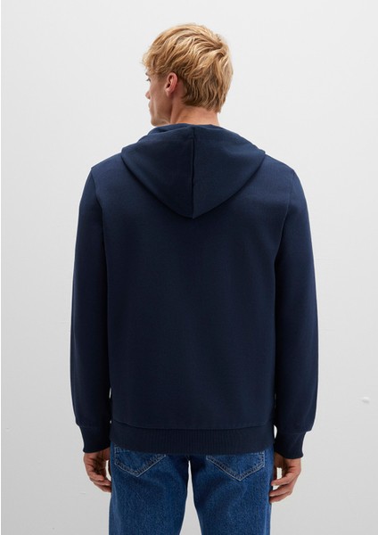Bisiklet Yaka Lacivert Sweatshirt 0S10423-70490 fırsatları