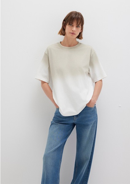 Degrade Bej Tişört 1613396-70057