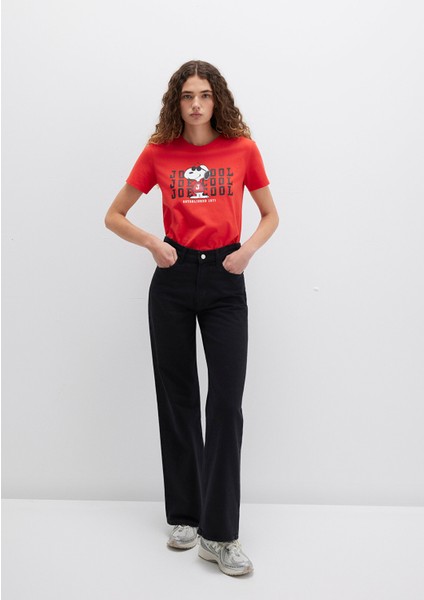 Snoopy Baskılı Kırmızı Tişört 1613670-83870 fiyatları