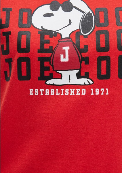 Snoopy Baskılı Kırmızı Tişört 1613670-83870