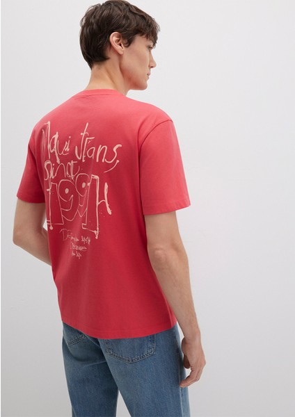1991 Baskılı Pembe Tişört 0612908-71079 fiyatları