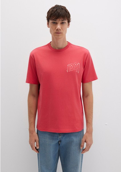 1991 Baskılı Pembe Tişört 0612908-71079 fırsatları