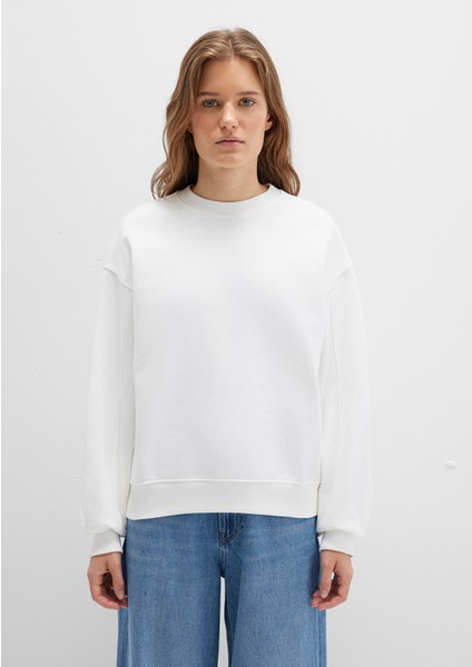 Bisiklet Yaka Ekru Sweatshirt 1S10358-70057 fırsatları