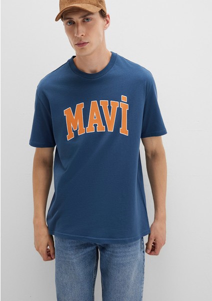 Mavi Logo Baskılı Mavi Tişört 0611711-90609 modelleri