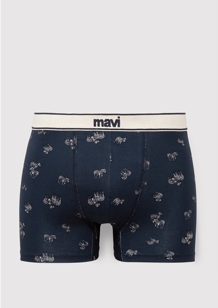 Zebra Baskılı Lacivert Boxer 0911981-26828