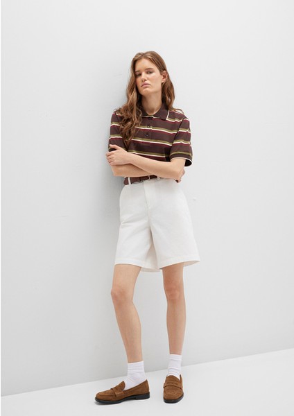 Ekru Şort 1410215-70057