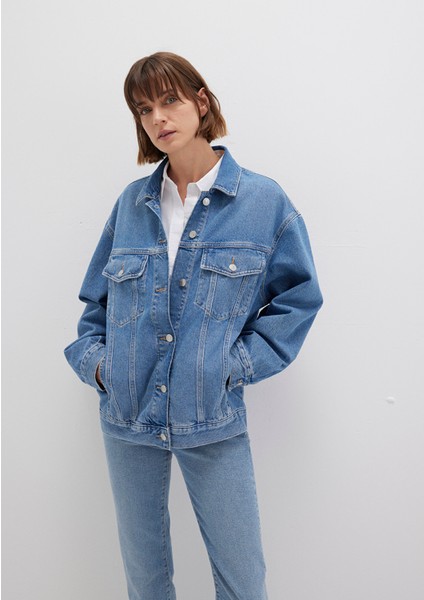 Luna 90LAR Indigo Mavisi Jean Ceket 1110177-90545 fiyatları