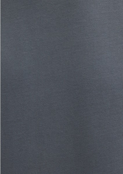 Bisiklet Yaka Antrasit Basic Tişört 0611596-80776