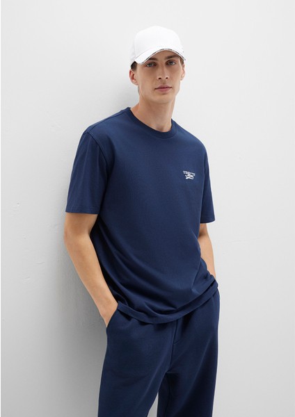 Mavi Baskılı Lacivert Tişört 0612840-70497 modelleri