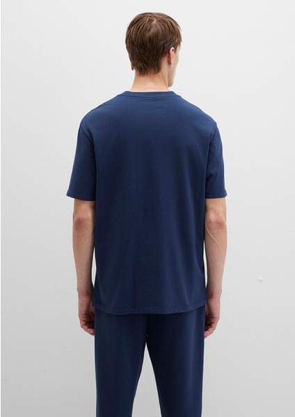 Mavi Baskılı Lacivert Tişört 0612840-70497