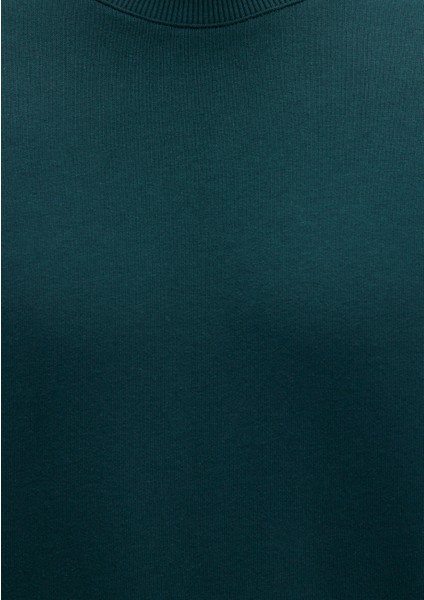 Bisiklet Yaka Yeşil Sweatshirt 0S10421-71929