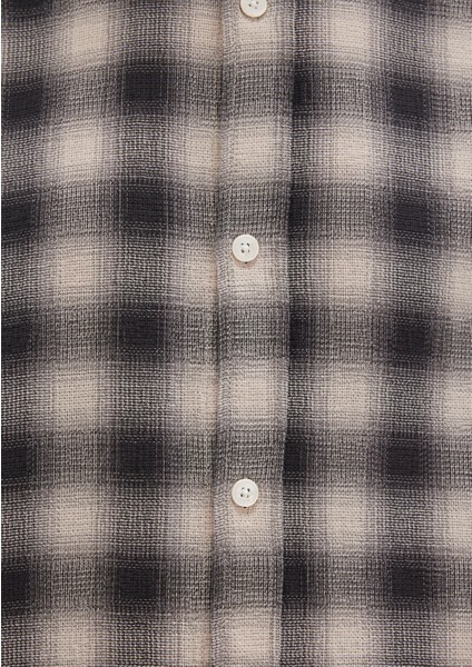 Kareli Gri Gömlek 0211646-90858