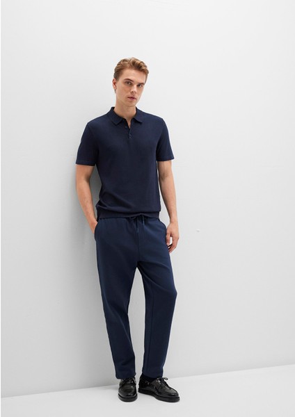 Lacivert Örme Pantolon 0010521-70490 fiyatları