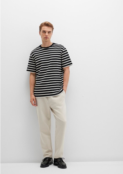 Bej Örme İnterlok Pantolon 0010521-70144